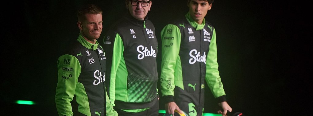Der einzige deutsche Fahrer in dieser Saison, Nico Hülkenberg (l), und sein junger Teamkollege. - © Bradley Collyer/PA Wire/dpa