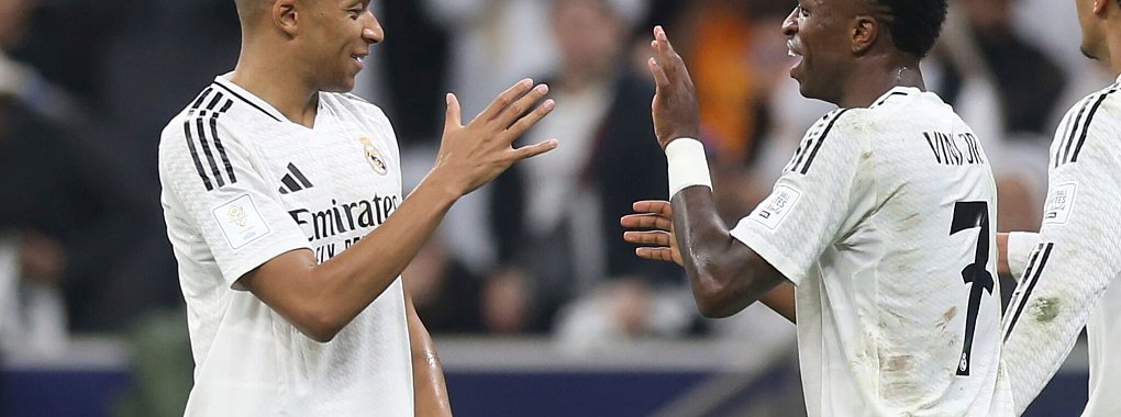 Hatten teilweise leichtes Spiel: Mbappé und Vinícius Junior. - © Hussein Sayed/AP/dpa