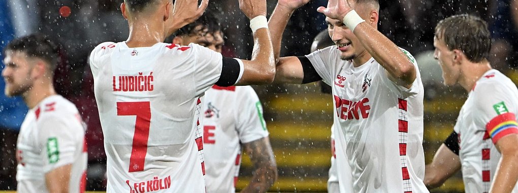 Jubel &uuml;ber den ersten Saisonsieg - &copy; Federico Gambarini/dpa