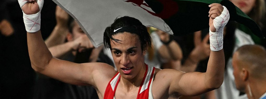 Boxerin Imane Khelif trotzt der Geschlechter-Debatte und k&uuml;rt sich zur Olympiasiegerin - &copy; Mauro Pimentel/AFP/dpa