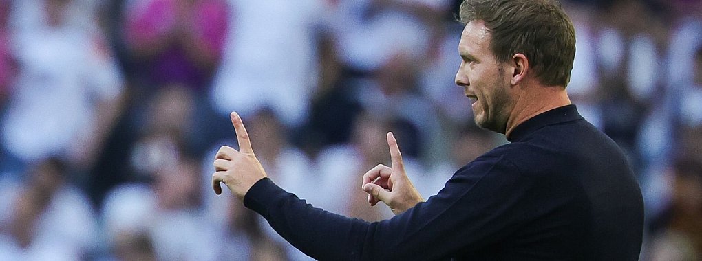 Heute beginnt f&uuml;r Bundestrainer Julian Nagelsmann und das DFB-Team die unmittelbare Vorbereitung auf das EM-Er&ouml;ffnunsspiel. - &copy; Christian Charisius/dpa