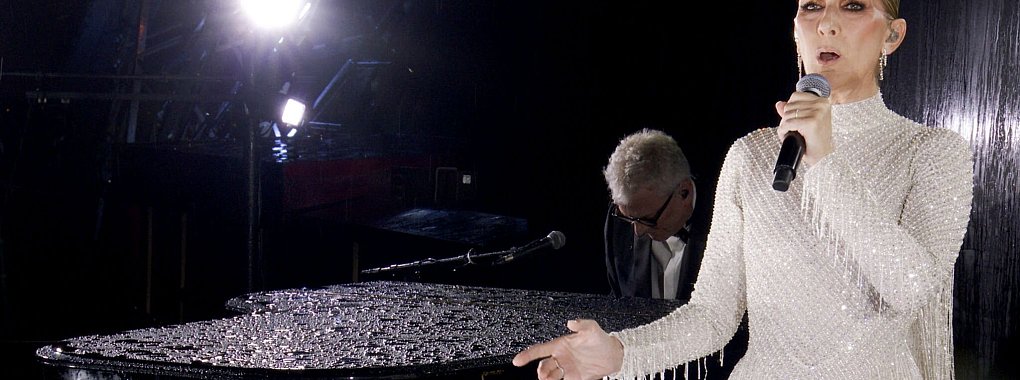 C&eacute;line Dion feiert nach krankheitsbedingter Pause bei der Olympia-Er&ouml;ffnungsfeier ihr Comeback - &copy; Uncredited/Olympic Broadcasting Services/AP