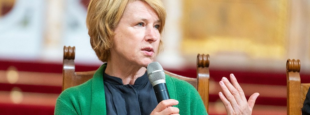 Corinna Harfouch kann sich einen Wechsel in die Politik nicht vorstellen. (Archivbild) - © Christophe Gateau/dpa