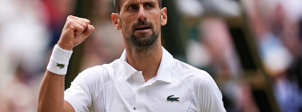 Novak Djokovic ist zum zehnten Mal in das Finale von Wimbledon eingezogen. - &copy; Jordan Pettitt/PA Wire/dpa