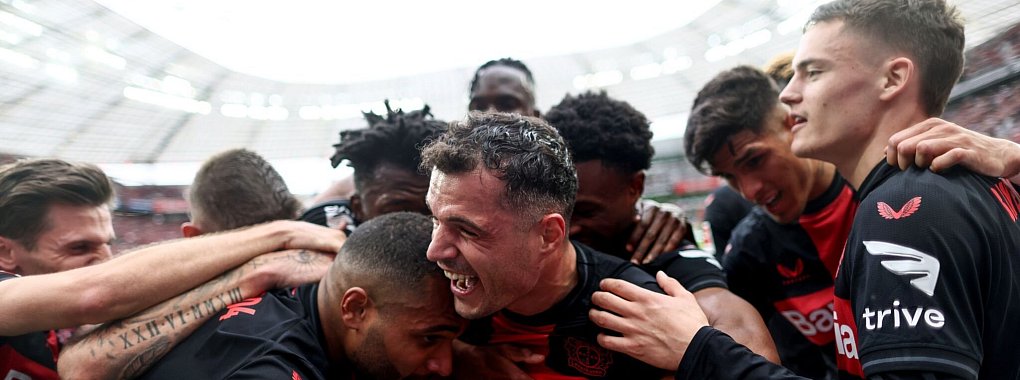 Bayer Leverkusen ist zum ersten Mal deutscher Fu&szlig;ball-Meister. - &copy; Rolf Vennenbernd/dpa