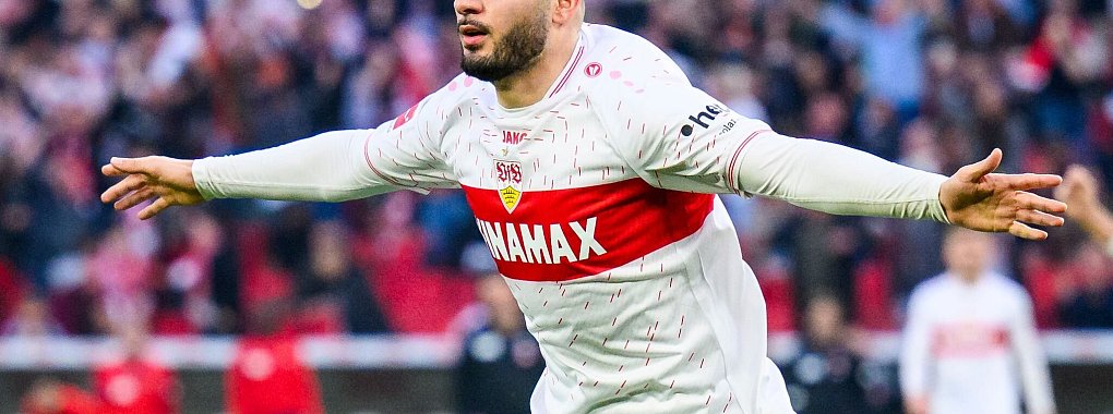 Eine Bundesliga-Bilanz, die sich sehen l&auml;sst: Deniz Undav hat schon 18 Tore und 10 Vorlagen auf dem Konto (Archivfoto). - &copy; Tom Weller/dpa