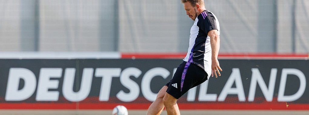 Bundestrainer Nagelsmann setzt gegen Ungarn auf Füllkrug und Groß. - © Daniel Karmann/dpa