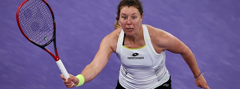 Anna-Lena Friedsam komplettiert das deutsche Tennis-Team für Malaga. - © Mathias Schulz/ZUMA Press Wire/dpa