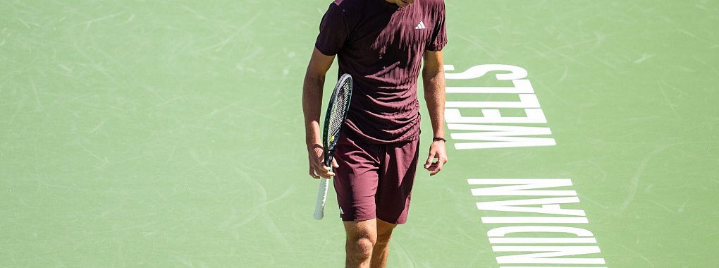 Der erste Auftritt in Indian Wells war für Alexander Zverev auch direkt der letzte. - © Maximilian Haupt/dpa