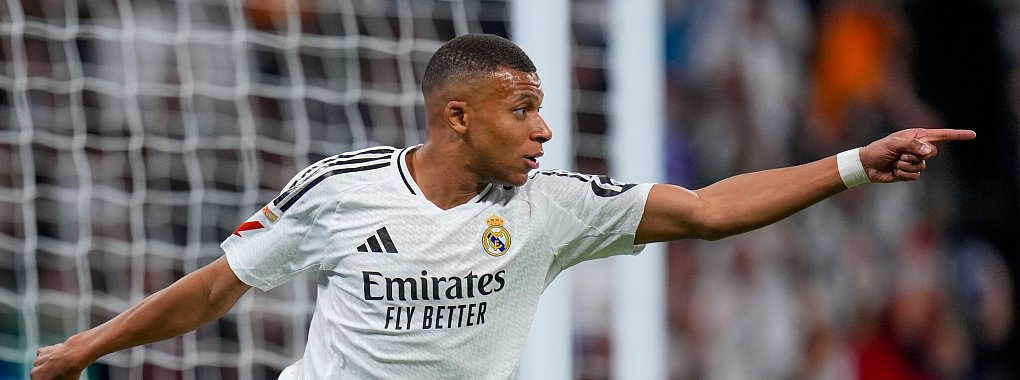 Real Madrids Kylian Mbappé droht nach einer Oberschenkelverletzung eine dreiwöchige Pause. - © Manu Fernandez/AP