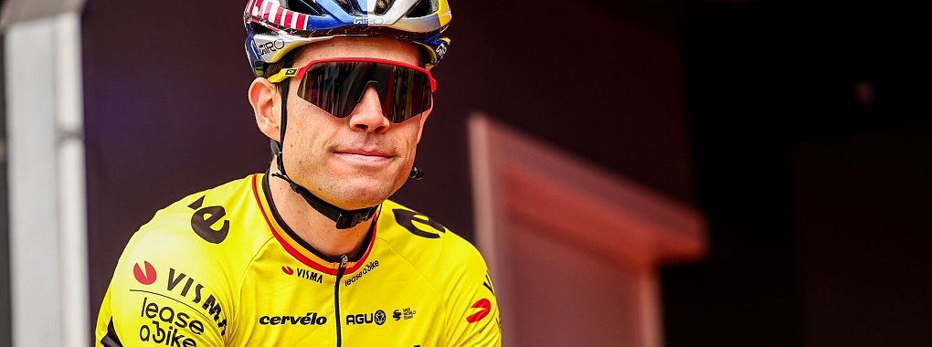 Erfolg Nummer drei: Für Wout van Aert ist es eine erfoglreiche Vuelta. - © David Pintens/Belga/dpa