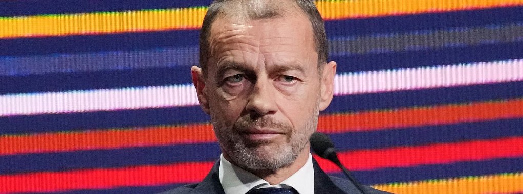 UEFA-Chef Ceferin äußert sich deutlich zu einer Rückkehr Russlands in den Weltfußball. - © Darko Vojinovic/AP/dpa
