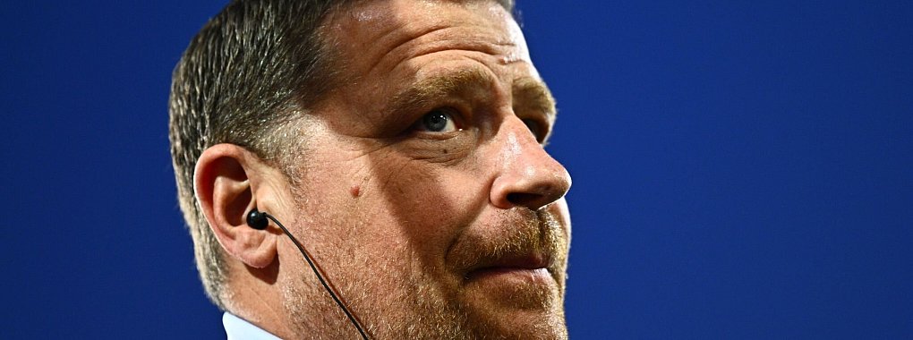 Max Eberl begründet die Trennung von Thomas Müller mit der Kaderplanung. - © Tom Weller/dpa