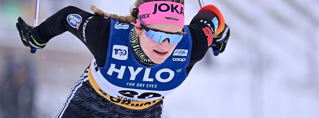 Kam ins Sprint-Halbfinale: Laura Gimmler. - &copy; Martin Schutt/dpa