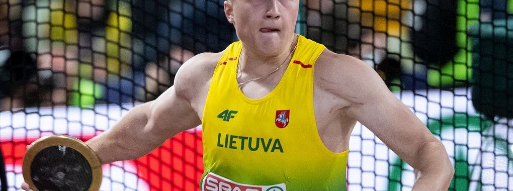 Mykolas Alekna wirft in einer eigenen Liga. - © Sven Hoppe/dpa