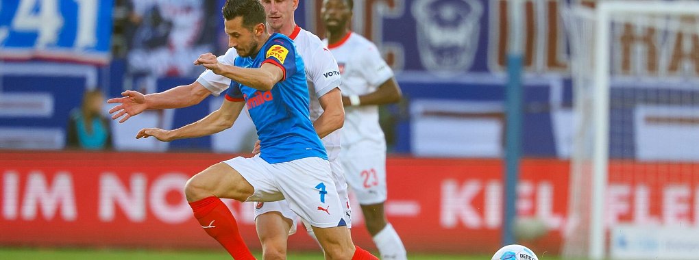 Holstein Kiel hatte den 1. FC Heidenheim zu Gast. - © Frank Molter/dpa