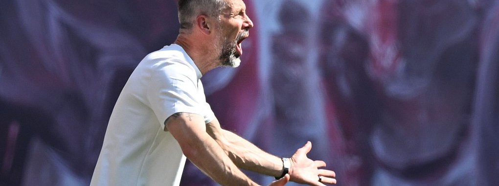RB Leipzig verl&auml;ngerte den Vertrag von Trainer Marco Rose. - &copy; Hendrik Schmidt/dpa