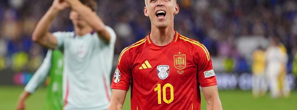 Hat bei dieser EM bislang drei Tore erzielt: Spaniens Dani Olmo. - &copy; Bradley Collyer/PA Wire/dpa