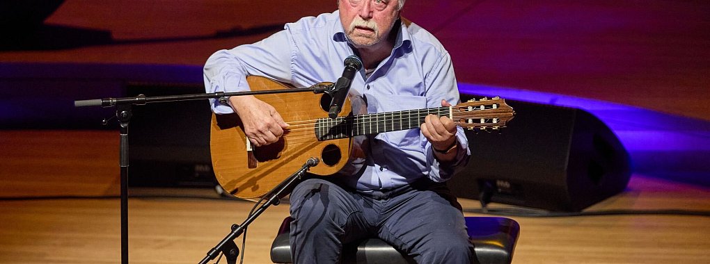 Liedermacher Wolf Biermann sang zwei Balladen. - © Georg Wendt/dpa