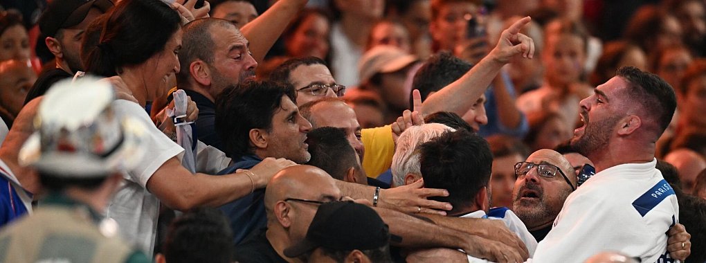 Pure Freude: Judoka Peter Paltchik gewann in Paris Olympia-Bronze. - &copy; Sina Schuldt/dpa