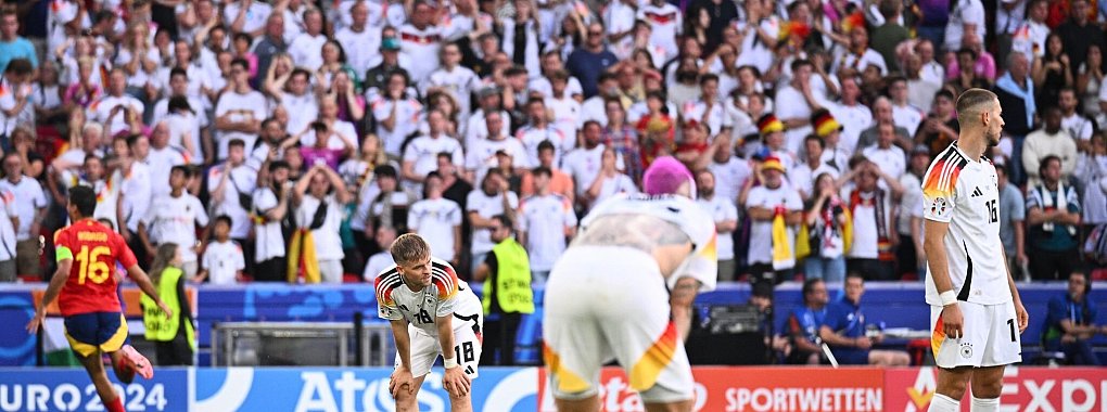 Die DFB-Elf ist im EM-Viertelfinale an Spanien gescheitert. - &copy; Tom Weller/dpa