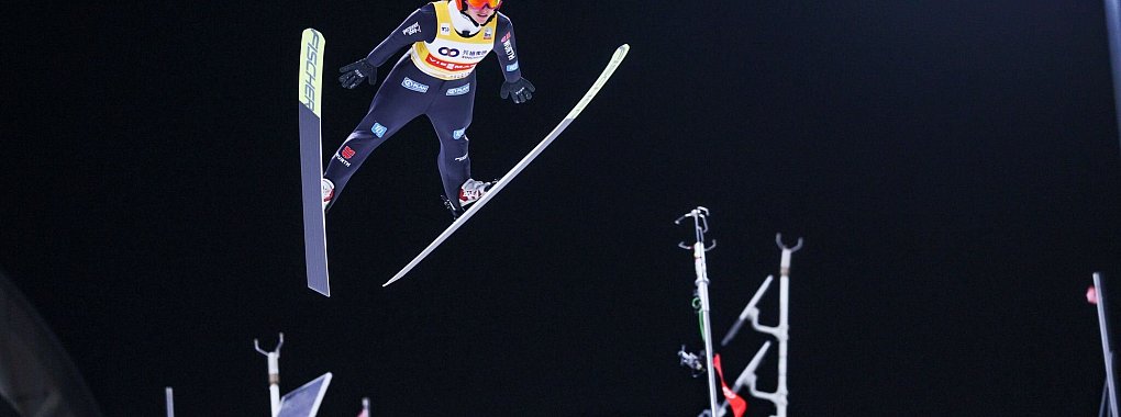 Schaffte es in Sapporo nicht aufs Podium: Katharina Schmid. - © Wu Diansen/XinHua/dpa