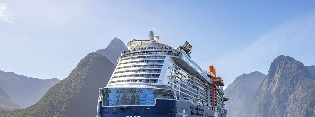 Nachhaltigere Kreuzfahrttechnologie: Das neue Celebrity-Schiff der Edge-Klasse wird auch auf Methanol als Kraftstoff setzen. - © Tim Faircloth/Celebrity Cruises/dpa-tmn