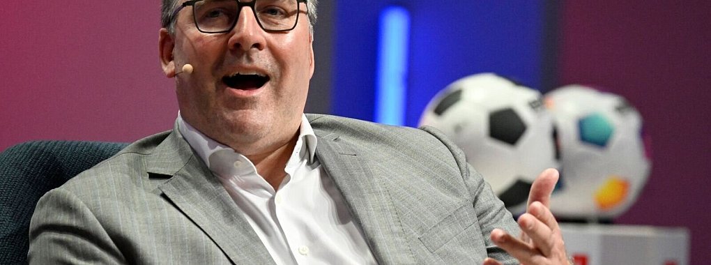 Die Gefahr einer Spaltung von 1. und 2. Liga oder von Alleingängen bei der Vermarktung sieht Axel Hellmann nicht. - © Roberto Pfeil/dpa