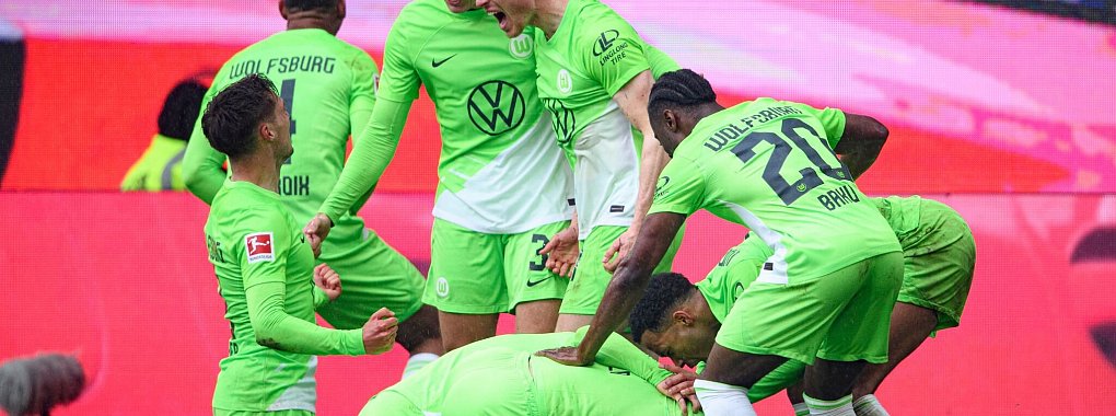Der VfL Wolfsburg hat im Abstiegskampf das Duell mit dem VfL Bochum f&uuml;r sich entschieden. - &copy; Swen Pf&ouml;rtner/dpa