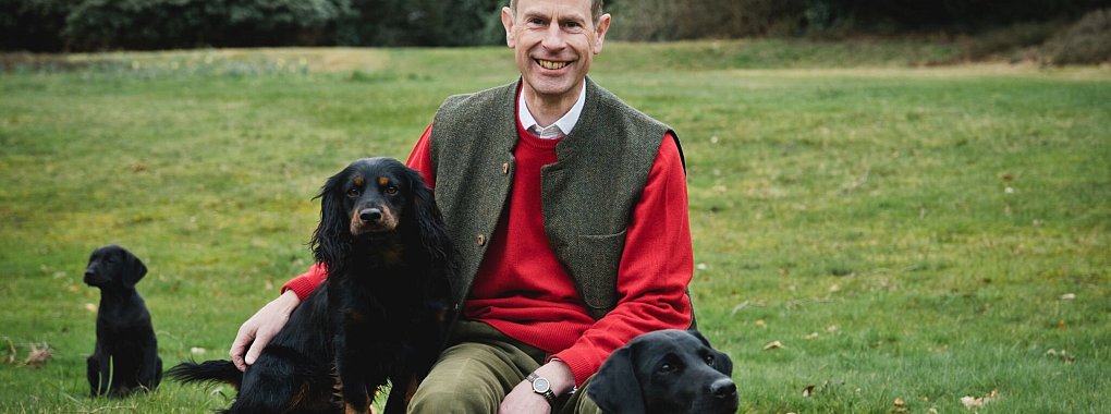 Das offizielle Foto des Buckingham-Palastes zum 60. Geburtstag von Prinz Edward. - © Chris Jelf/Buckingham Palast/PA Media/dpa