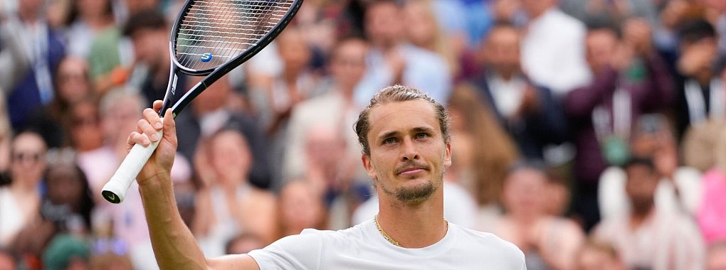 Steht im Achtelfinale von Wimbledon: Alexander Zverev. - &copy; Kirsty Wigglesworth/AP/dpa