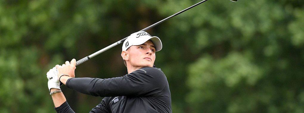 Jannik de Bruyn spielte am Finaltag in Winsen nur eine 78er-Runde. - &copy; Michael Schwartz/dpa