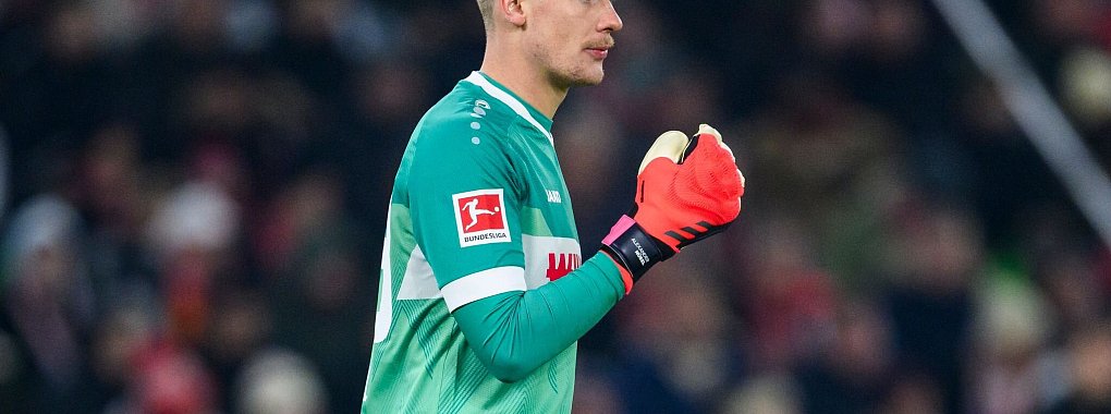 Alexander Nübel ist noch bis 2026 vom FC Bayern an den VfB Stuttgart ausgeliehen. - © Tom Weller/dpa