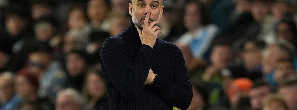 Ungewohnte Situation für Pep Guardiola: Sein Manchester City wird beim 0:4 gegen Tottenham Hotspur ausgekontert. - © Martin Rickett/PA Wire/dpa