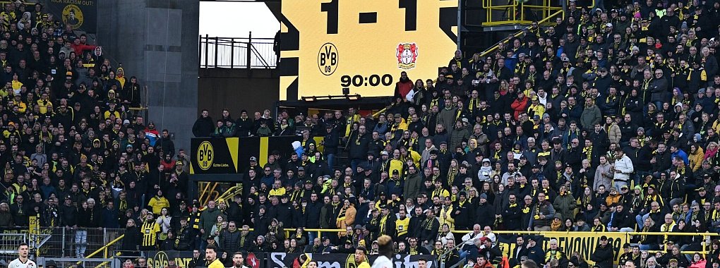 Borussia Dortmund und Bayer 04 Leverkusen trennten sich 1:1-Unentschieden. - &copy; Bernd Thissen/dpa