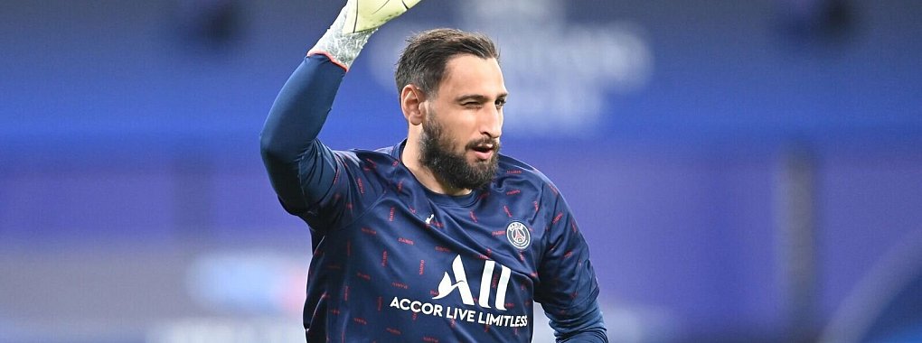 Gianluigi Donnarumma musste in der Partie bei Monaco frühzeitig vom Platz. - © Robert Michael/dpa-Zentralbild/dpa