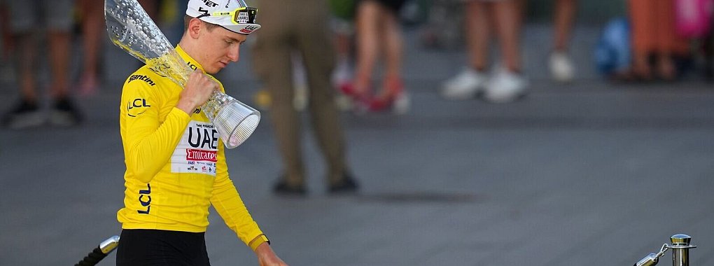 Tadej Pogacar ist m&uuml;de und f&auml;hrt nicht bei Olympia. - &copy; Daniel Cole/AP