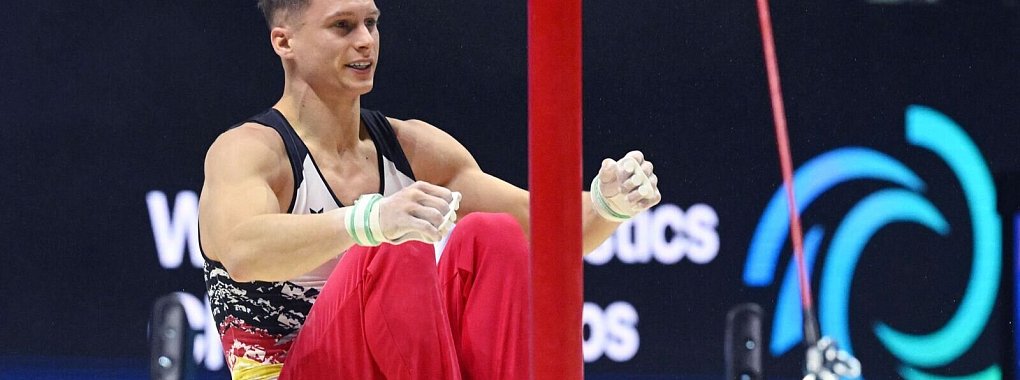 Turner Lukas Dauser ist von einem EM-Fluch verfolgt. - &copy; Marijan Murat/Deutsche Presse-Agentur GmbH/dpa