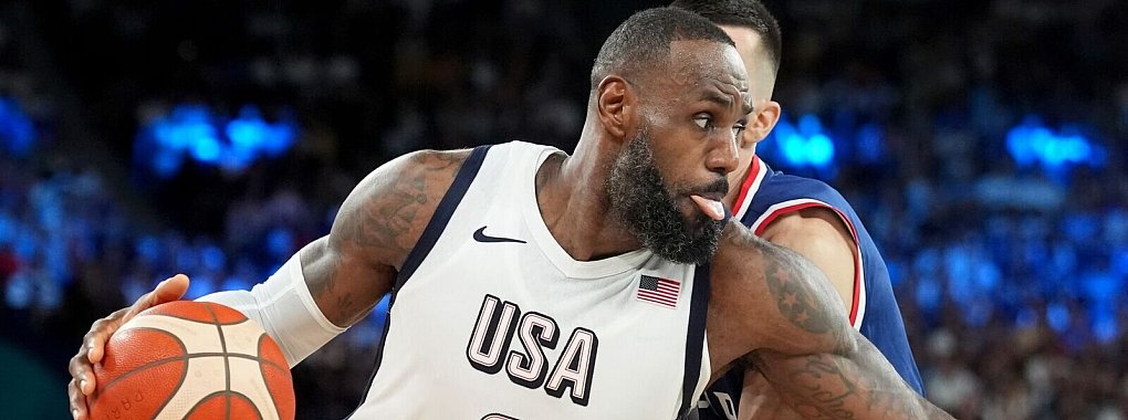 LeBron James und die US-Basketballer spielen um Gold. - &copy; Marcus Brandt/dpa