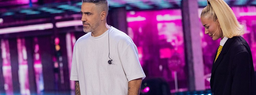 Bushido tritt im Finale von DSDS auf. - © Rolf Vennenbernd/dpa