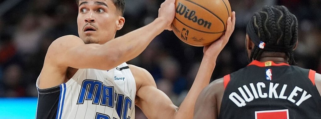 Tristan Da Silva ist für seine starke erste NBA-Saison gewürdigt worden - © Frank Gunn/The Canadian Press via AP/dpa