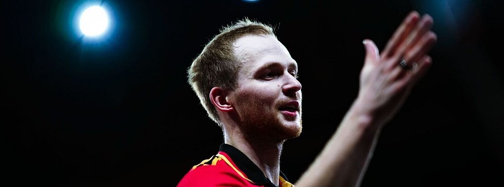 Erst im EM-Finale gestoppt: Der deutsche Tischtennis-Profi Benedikt Duda. - © Eva Manhart/APA/dpa