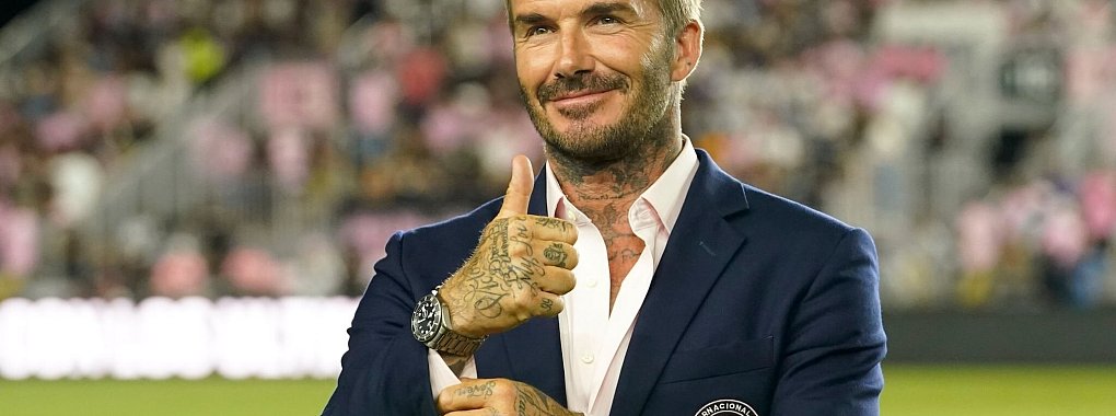 David Beckham macht seiner Frau Victoria Konkurrenz. - &copy; Lynne Sladky/AP/dpa