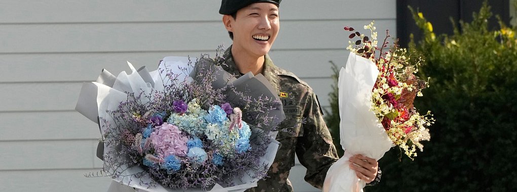 BTS-Mitglied J-Hope hat seine erste Welttournee angekündigt. (Archivbild) - © Ahn Young-joon/AP/dpa