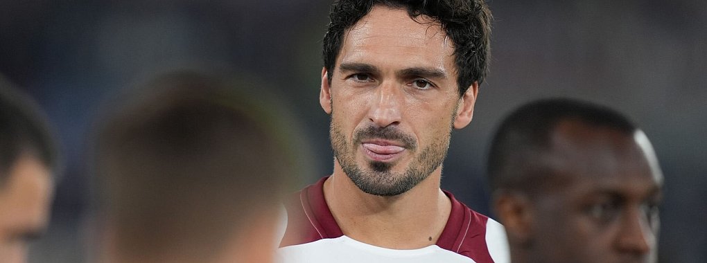 Mats Hummels hat bei der AS Rom noch keine einzige Minute gespielt. - © Alfredo Falcone/LaPresse via ZUMA Press/dpa