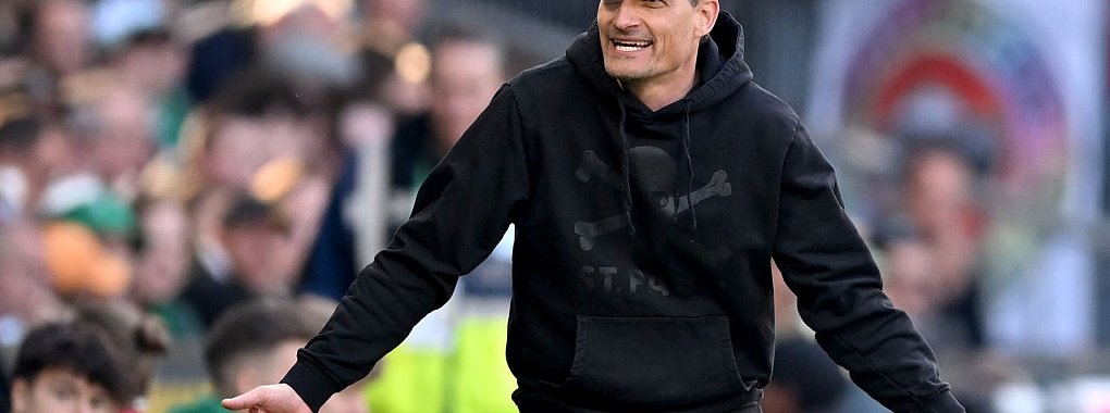 Alexander Blessin sah ein gutes Auswärtsspiel seiner Mannschaft. - © Carmen Jaspersen/dpa