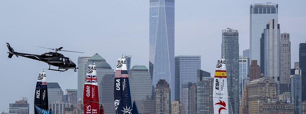 Die Weltliga des Segelsports ging in den USA zu Ende - und auch hier siegten am Sonntag die Spanier. (Archivbild) - &copy; Bob Martin For Sailgp/PA Media/dpa