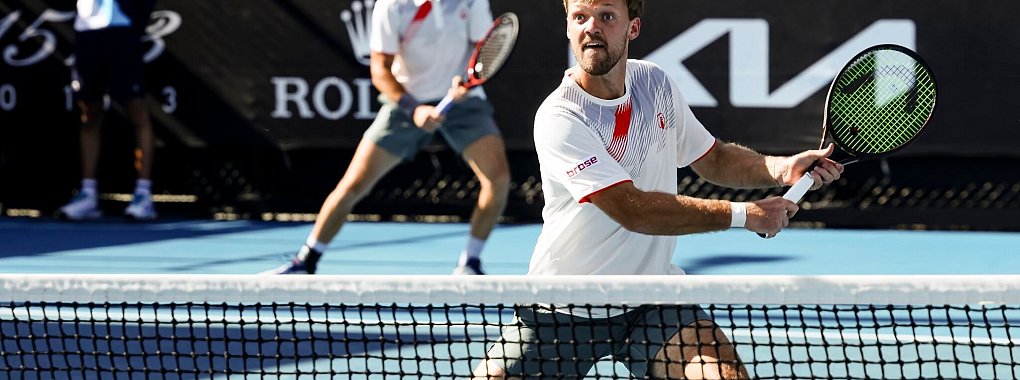 Kevin Krawietz (r) und Tim P&uuml;tz haben bei den Australian Open die zweite Runde erreicht. - &copy; Frank Molter/dpa
