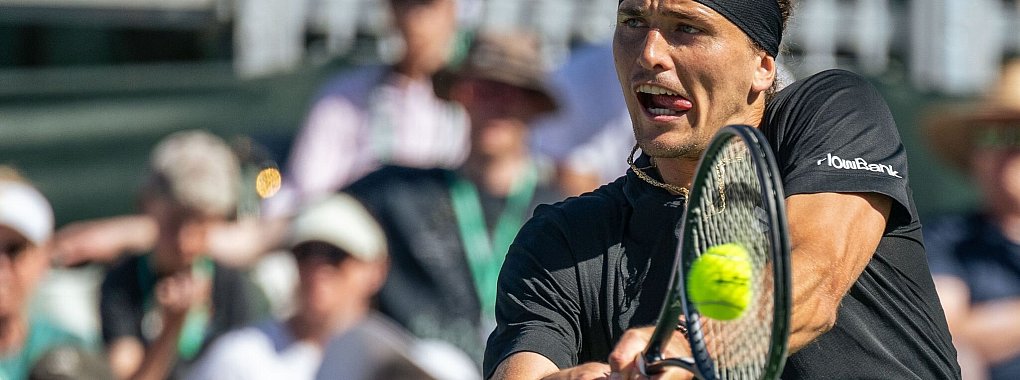 Alexander Zverev ist zufrieden mit seiner Leistung gegen Christopher O\\\'Connell. - &copy; Maximilian Haupt/dpa