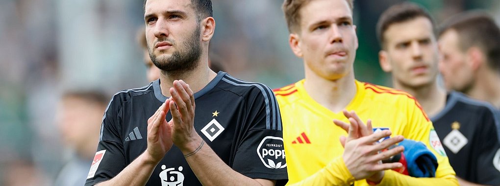 Soll den HSV im Winter verlassen: Levin Öztunali (links). - © Heiko Becker/dpa